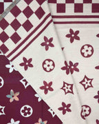 Warmer Damen Schal mit Blumen MiPrint – weich & kuschelig