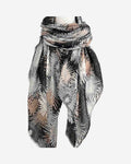 Damen Schal mit floral-abstraktem Muster – weich & vielseitig