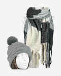 Set: Schal mit Mütze