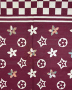 Warmer Damen Schal mit Blumen MiPrint – weich & kuschelig