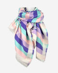 Warmer Damen Schal mit Zebra Muster  – weich & kuschelig
