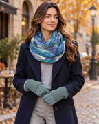 Set: Fleece Loop mit Handschuhe
