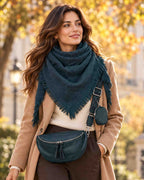 Set: Dreieckstuch mit Crossbody Bag