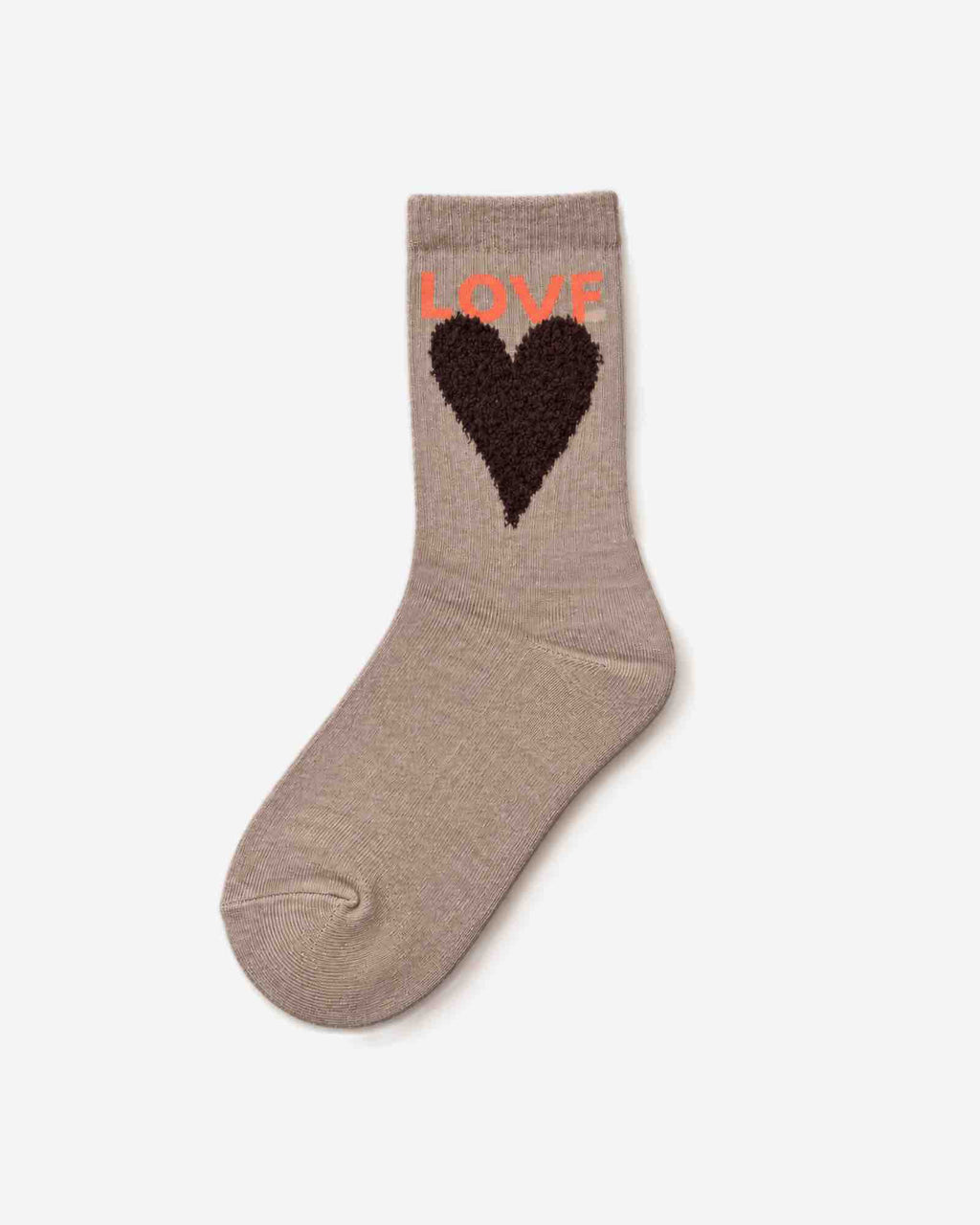 Damensocken mit Herz Muster – Größe 36–41