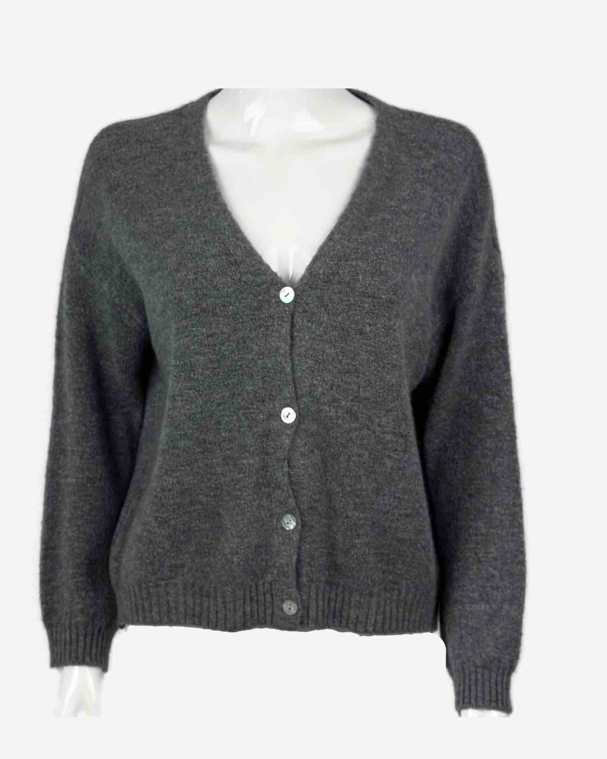 Damen Cardigan mit V-Ausschnitt – weich & zeitlos