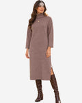 Damen Feinstrickkleid  – Made in Italy