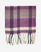 Warmer Schal mit Karo Muster