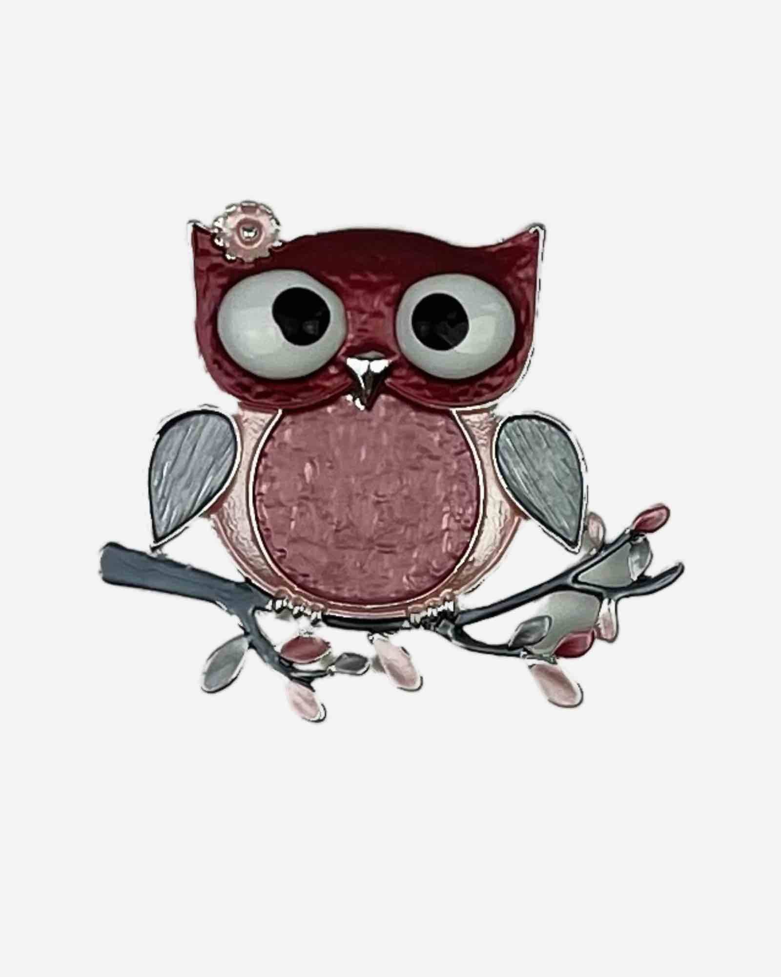 Magnet Brosche Eule