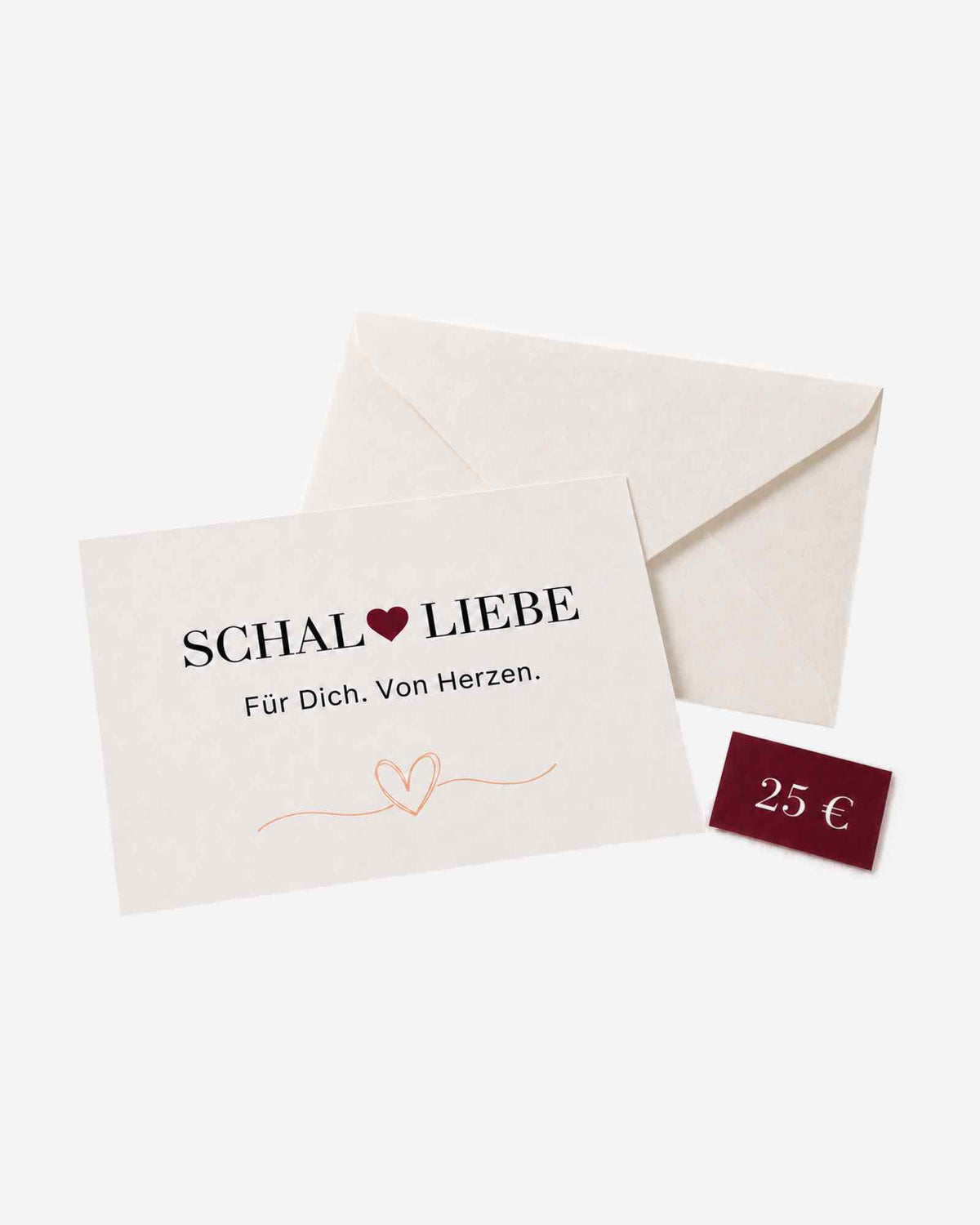 Geschenkgutschein per Post – mit Umschlag