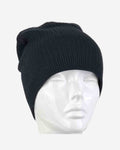 Herren Mütze Beanie in Dunkelblau – mit Fleece Futter