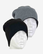 Herren Wendemütze Beanie – 2-in-1 Strickmütze in zwei Farben | One Size