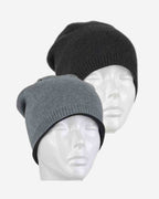 Herren Wendemütze Beanie – 2-in-1 Strickmütze in zwei Farben | One Size