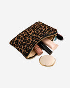 Kleine Kosmetiktasche Leo – Schminktasche mit Leopardenmuster