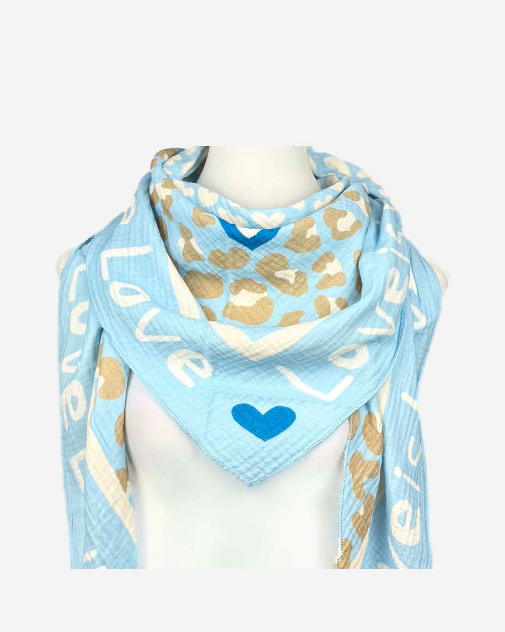 Damen Musselin Tuch Made in Italy