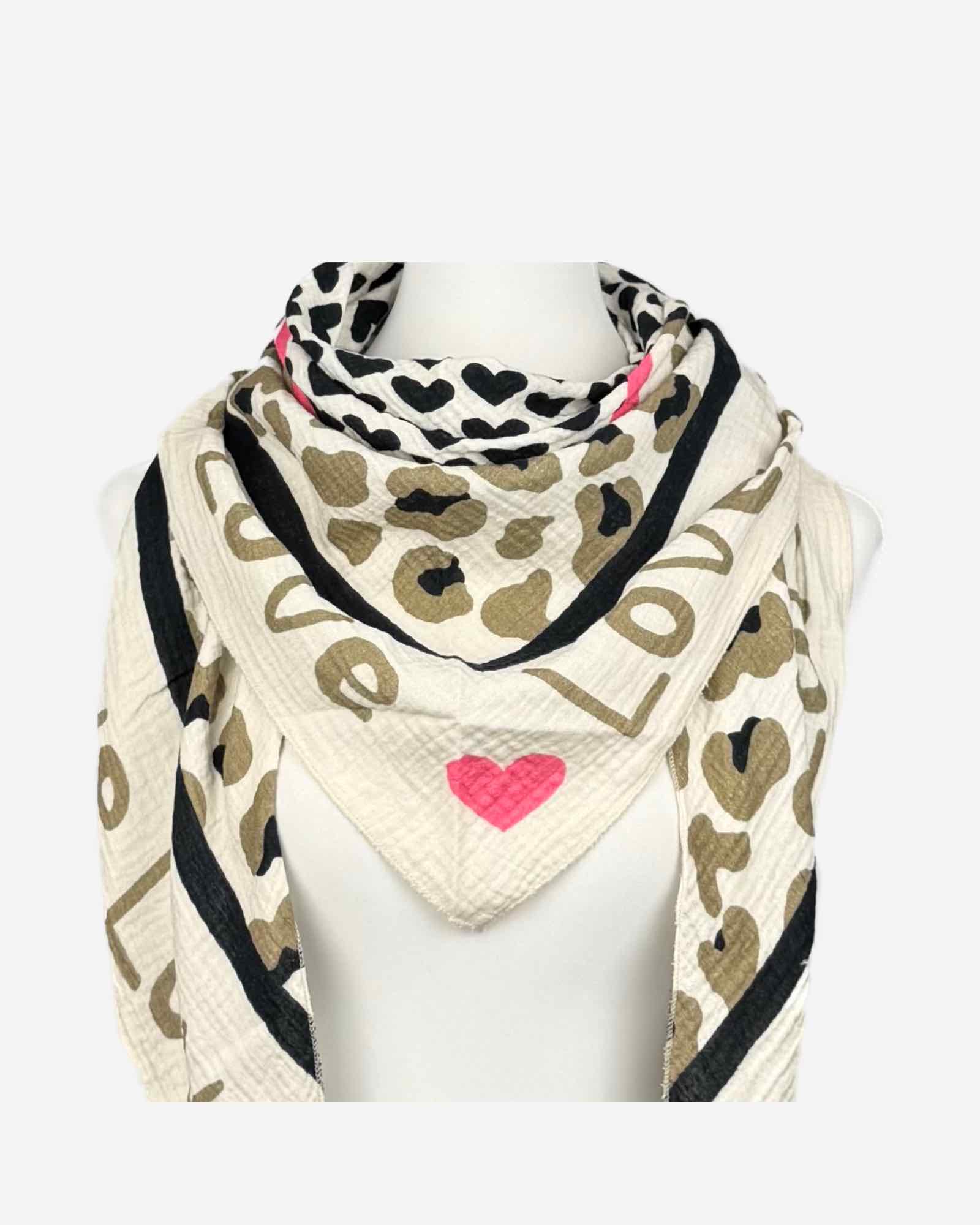 Damen Musselin Tuch Made in Italy