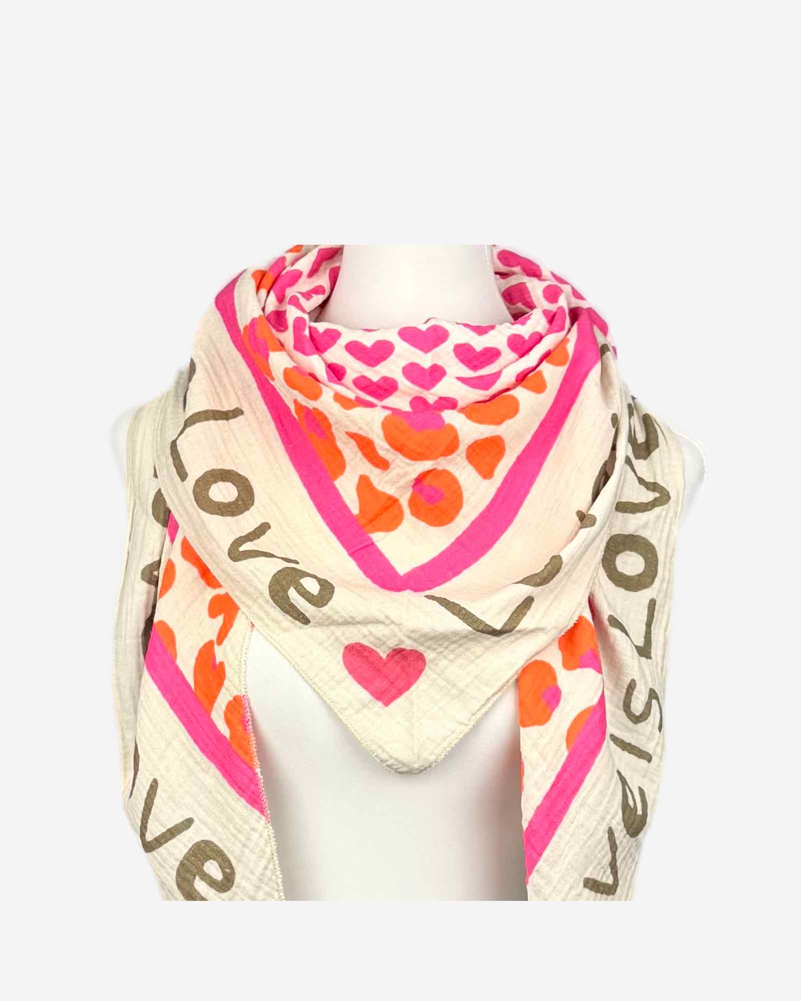 Damen Musselin Tuch Made in Italy