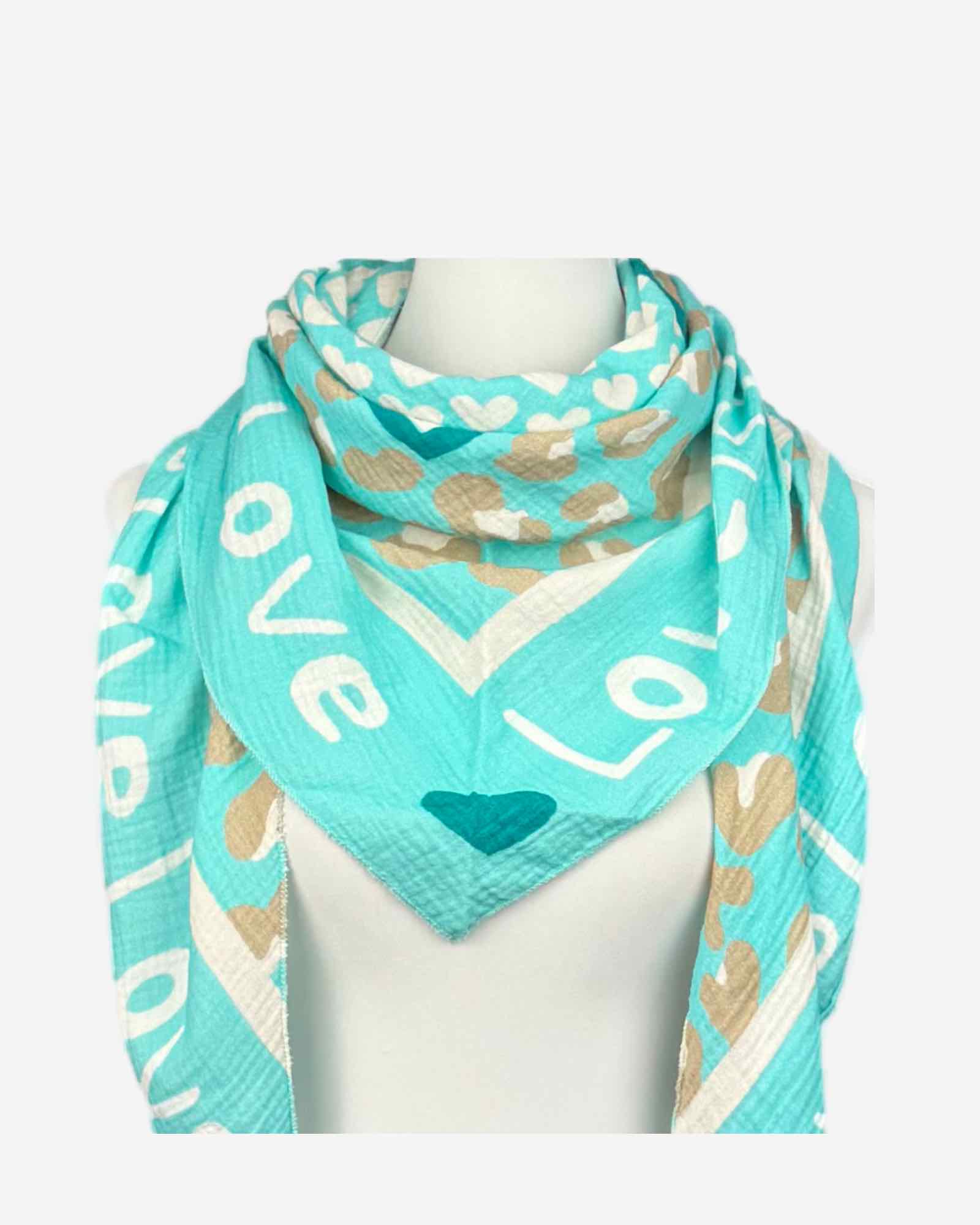 Damen Musselin Tuch Made in Italy