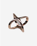 Eleganter Schalring aus Metall in Rosegold