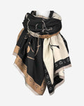 Damen Schal warm & weich – gemustert für Herbst und Winter
