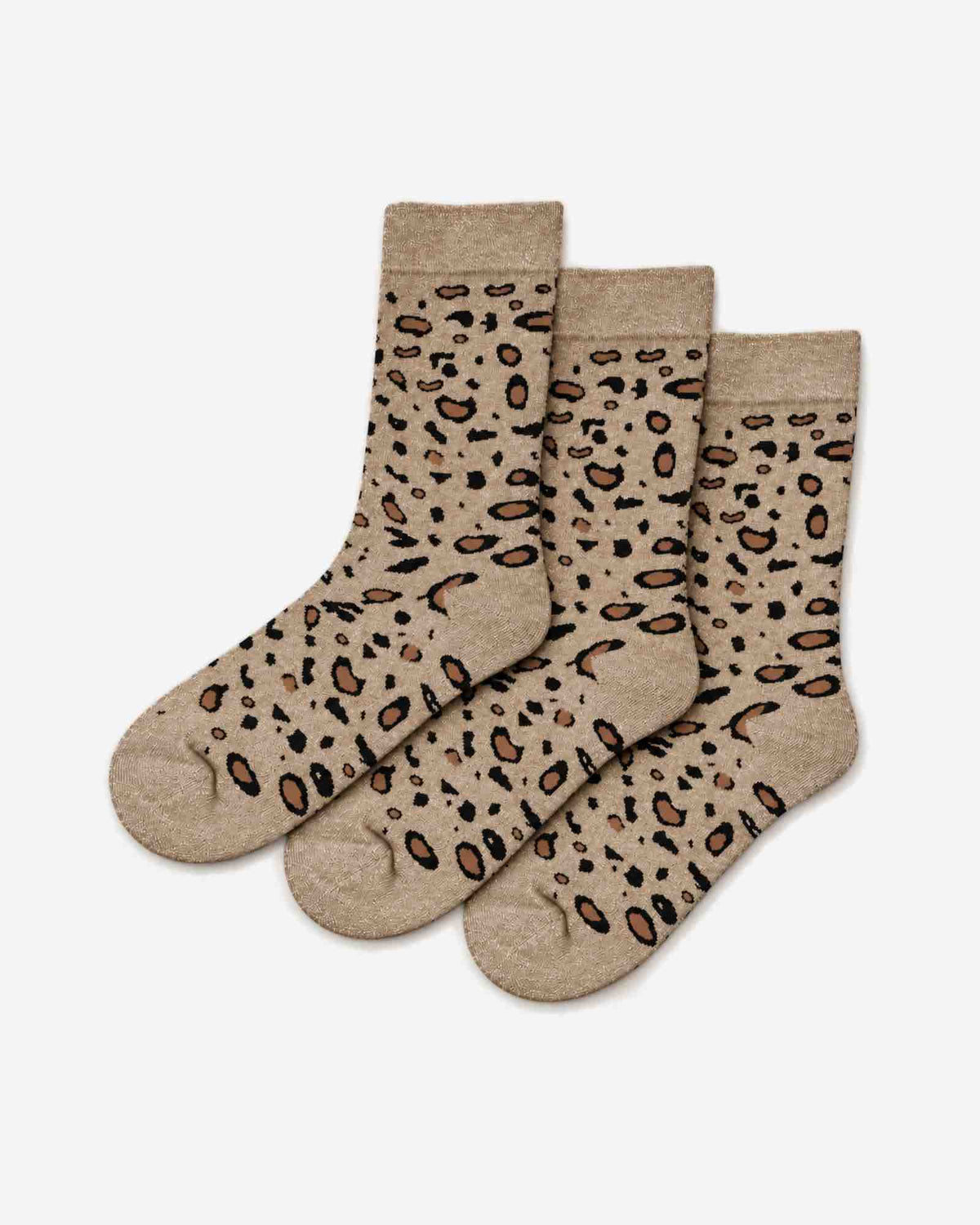 Damen Socken mit Glitzerfaden, 3-er Pack